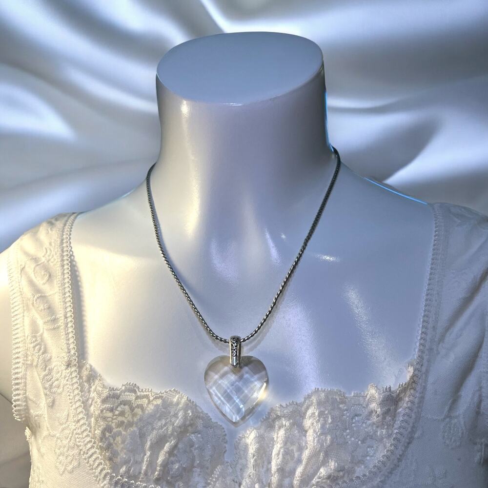 Brighton True Romance Crystal Heart Necklace
